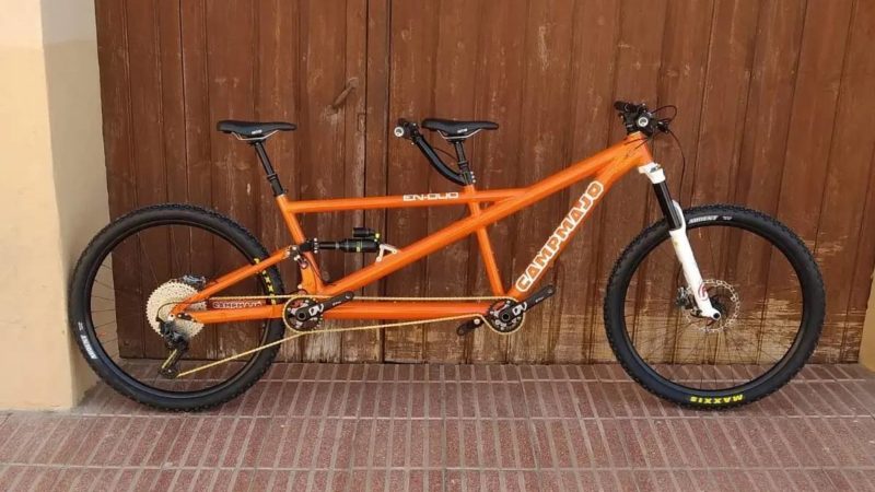 Tandem mtb full suspension sale